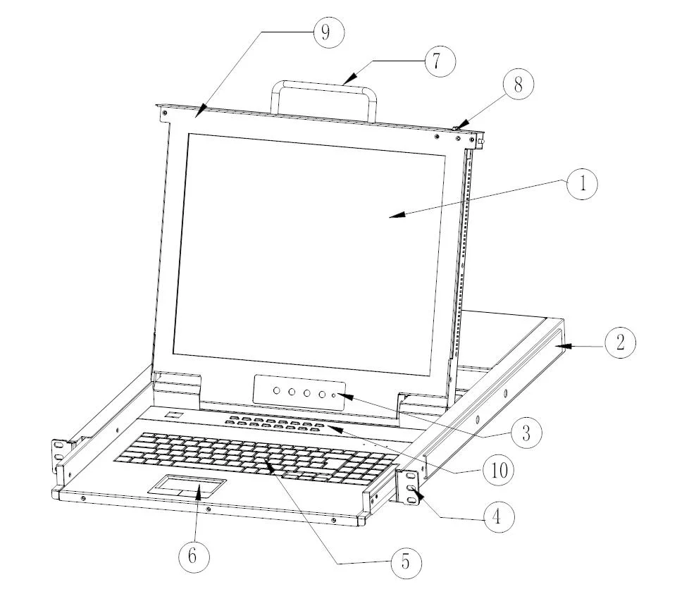 XL1716 Kvm for Keyboard and Mouse Simulation to Ensure Normal Boot