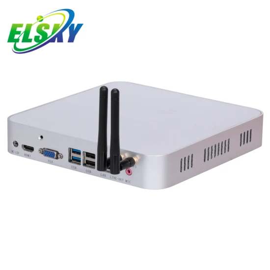 Elsky 미니 PC HD4001 8세대 쿼드 코어 1.6GHz I5 8250u LAN 씬 클라이언트 마더보드 X86 컴퓨터 DDR3 8g RAM(4K Dp 디스플레이 포함)